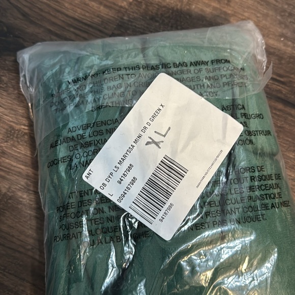 NWT! Daily Practice by Anthropologie Long-Sleeve Asymmetrical Mini Dress ☀️🧢 - Picture 6 of 8